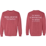 BN102 • Comfort Colors Crewneck Sweatshirt. "Nurses Supporting Nurses"
