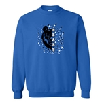 BE144<br>Adult Crewneck "Bears Splatter"
