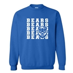 BE153<br>Adult "Bears Bears Bears" Crewneck
