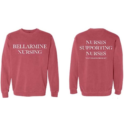 BN102 • Comfort Colors Crewneck Sweatshirt. "Nurses Supporting Nurses"
