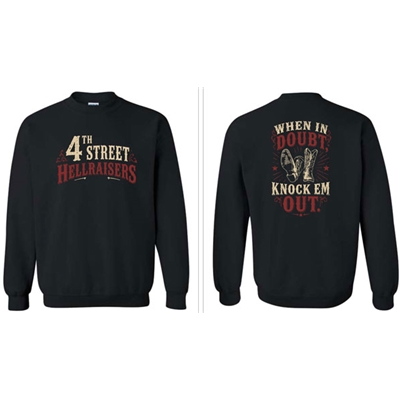 HRD102 • Gildan Crewneck Sweatshirt - When in Doubt Crewneck
