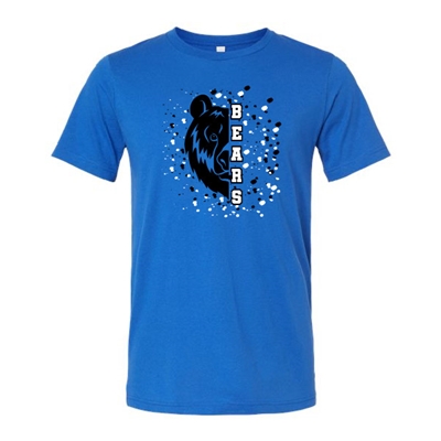 BE142<br>Adult S/S "Bears Splatter"