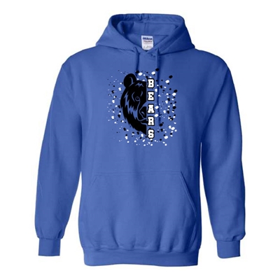 BE146<br>Adult Hoodie "Bears Splatter"