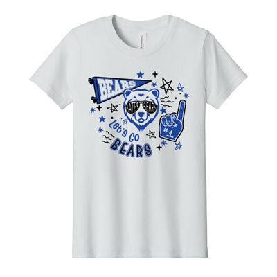 BE147<br>Youth S/S "Let's Go Bears"