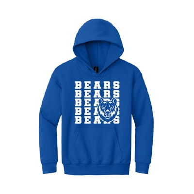 BE154<br>Youth "Bears Bears Bears" Hoodie