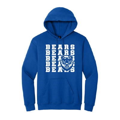 BE155<br>Adult "Bears Bears Bears" Hoodie